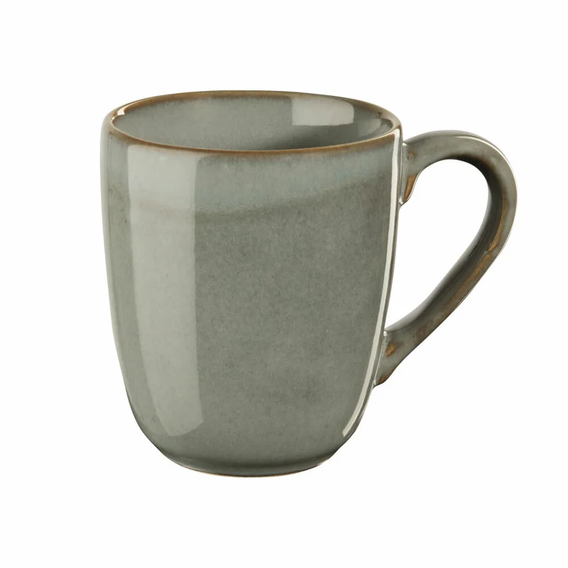ASA Selection saisons eucalyptus Henkelbecher, Henkel Becher, Kaffeebecher, Tasse, Steinzeug, Grün, 300 ml, 27061175