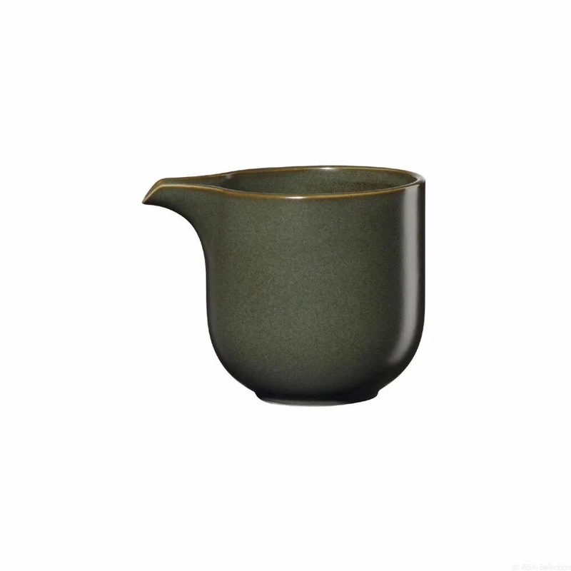 ASA Selection coppa nori Gießer, Milchkännchen, Soßenkännchen, Soßen Kanne, Porzellan, Grün, 200 ml, 19401192