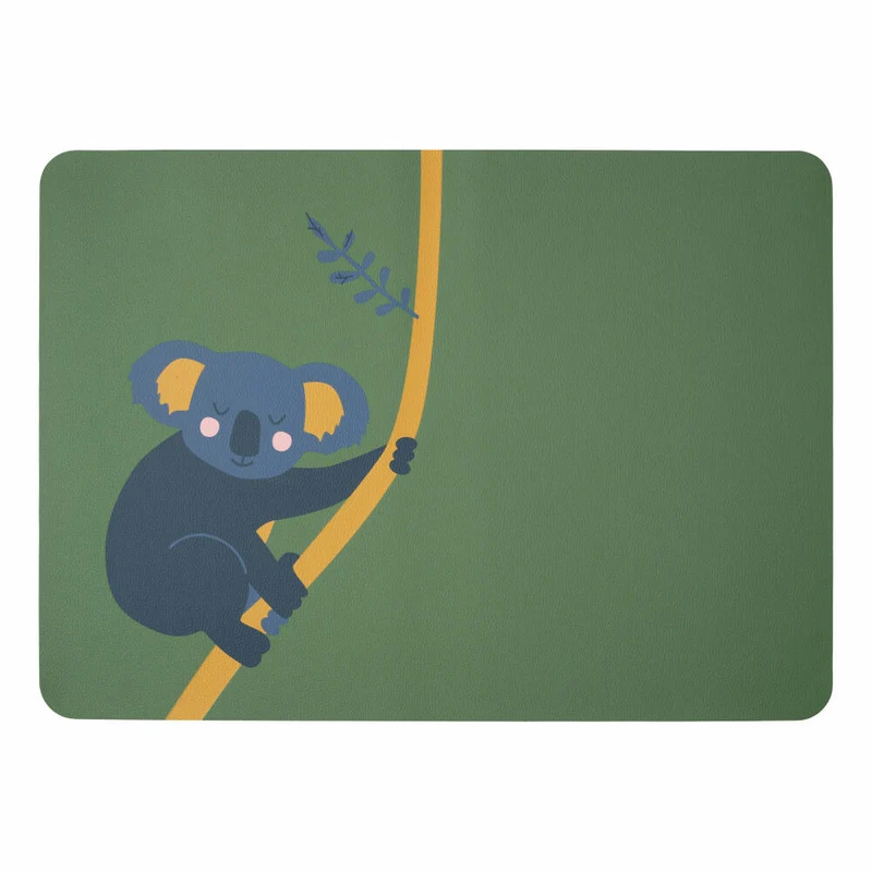 ASA Selection kids Tischset Koala Konrad, Platzmatte, Platzdeckchen, PVC, Grün, 33 x 46 cm, 78843420