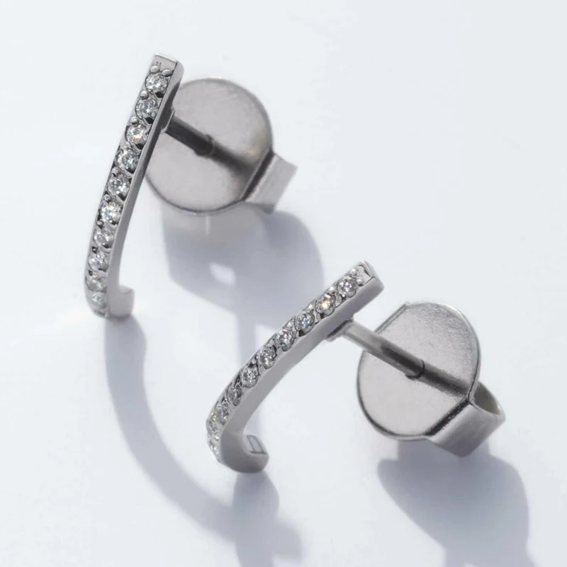 Leonardo Jewels Ohrstecker Miri Ciao, Ohrring, Ohrschmuck, Ohr Ring, Schmuck, Edelstahl, Zirkonia, Silber, 021822