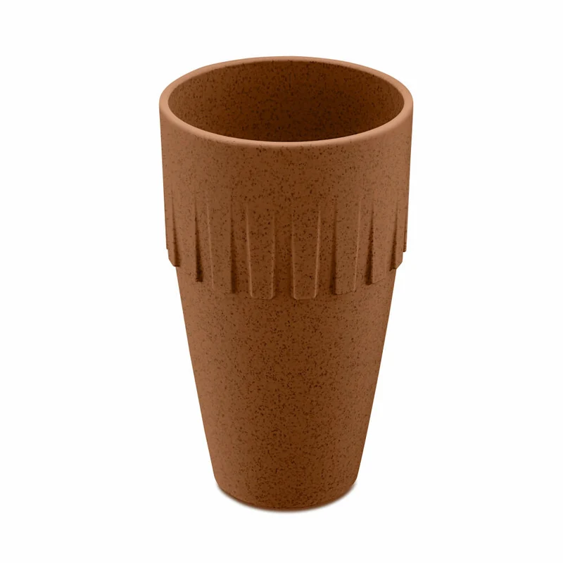 Koziol Becher Latte Connect, Kaffeebecher, Tasse, Kaffeetasse, Thermoplastischer Kunststoff, Organic Rusty Steel, 400 ml, 4081674