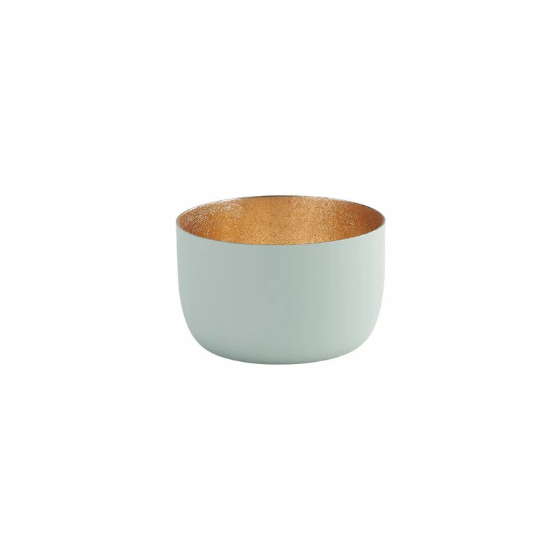 Gift Company Windlicht Madras S, Teelichthalter, Kerzenhalter, Eisen, Pastellblau, 5 cm, 1092503078