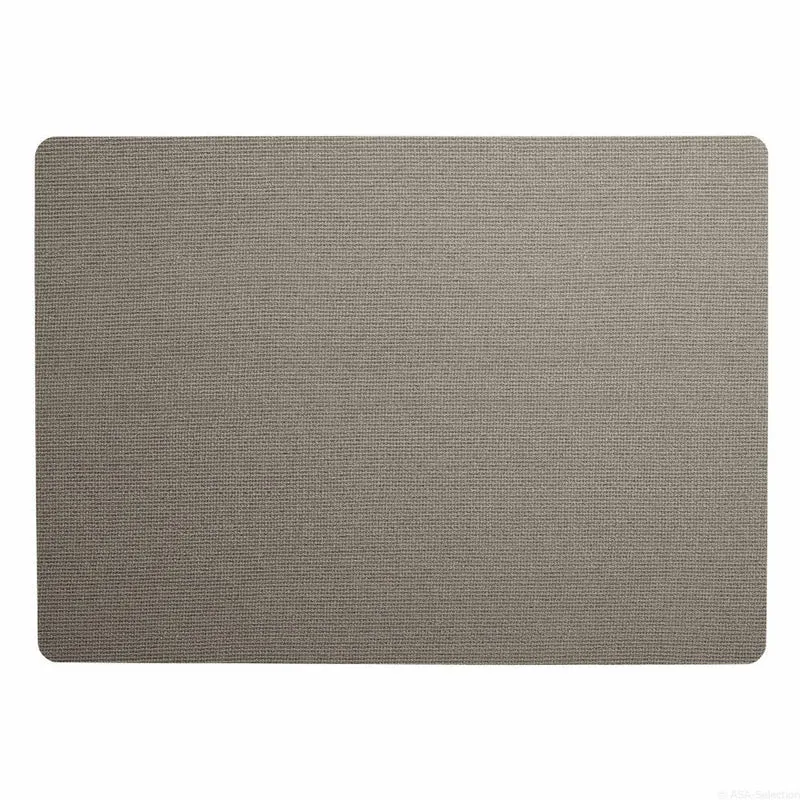 ASA Selection sisal optic Tischset chia, Platzmatte, Platzdeckchen, Untersetzer, PVC, Grau Matt, 78604420