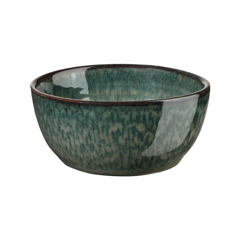 ASA Selection Poke Bowls Mini Bowl Ocean, Schale, Schälchen, Dipschale, Snackschale, Steinzeug, Grün, Ø 8 cm, 24280264