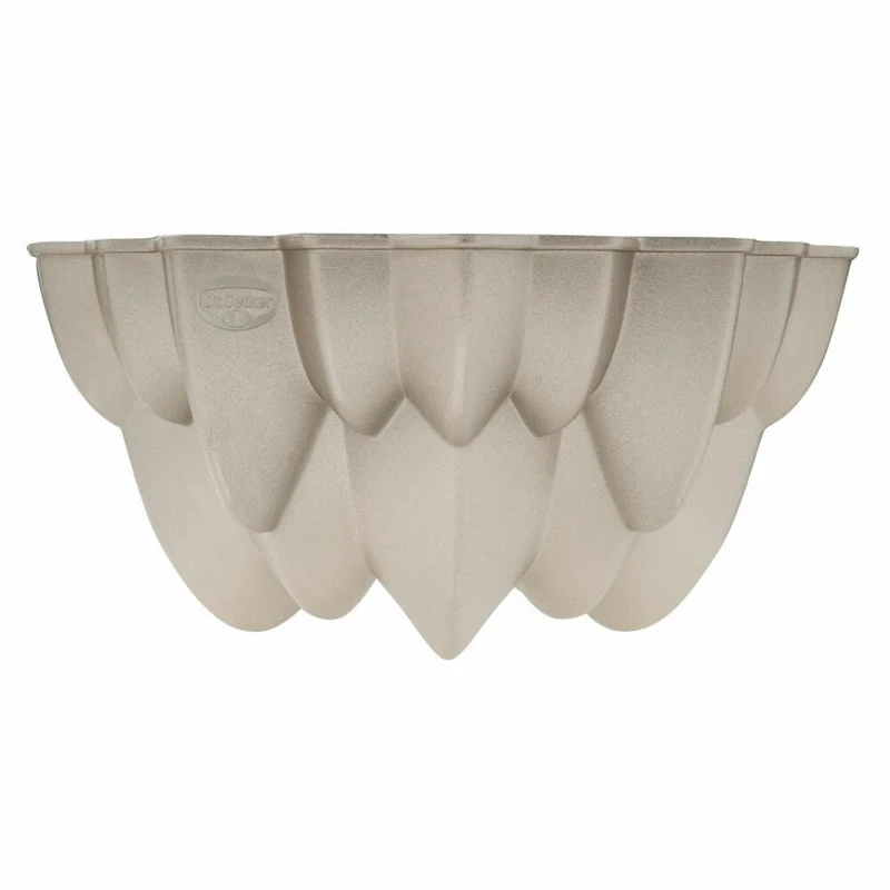 Dr. Oetker Gugelhupf-Form Creative 22 cm, Back-Kunst, Backform, Aluminiumguss, Creme-Metallic, 2550