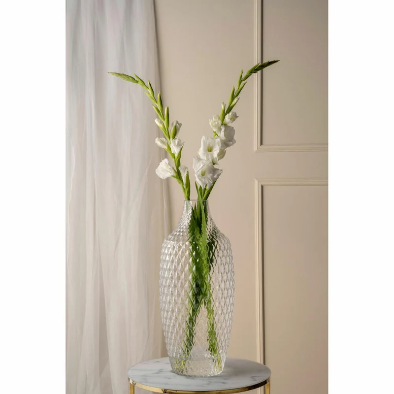 Leonardo Vase Poesia, Blumenvase, Glasvase, Dekovase, Kalk-Natron Glas, Klar, H 60 cm, 076445