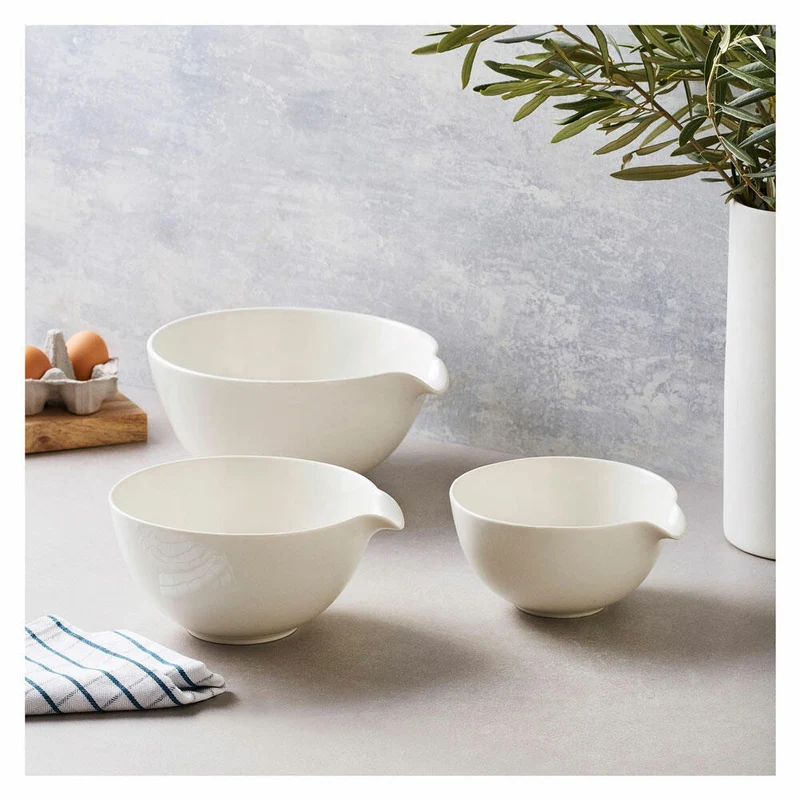 Maxwell & Williams Schüssel White Basics, Rührschüssel, Rührschale, Porzellan, Weiß, 21 cm, IA0108