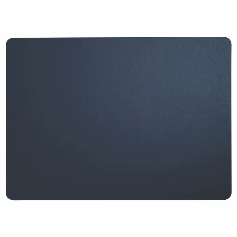 ASA Selection leather optic fine Tischset Navy, Platzmatte, Platzdeckchen, Untersetzer, PVC Lederoptik, Blau, 7817420