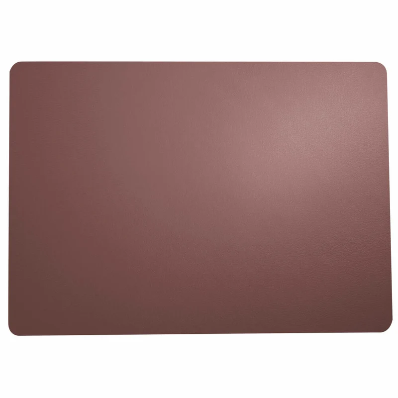 ASA Selection leather optic fine Tischset Plum, Platzmatte, Platzdeckchen, Untersetzer, PVC Lederoptik, Lila, 7819420
