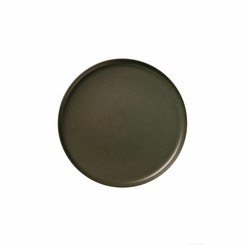 ASA Selection coppa nori Dessertteller, Dessert Teller, Kuchenteller, Porzellan, Grün, Ø 21 cm, 19140192