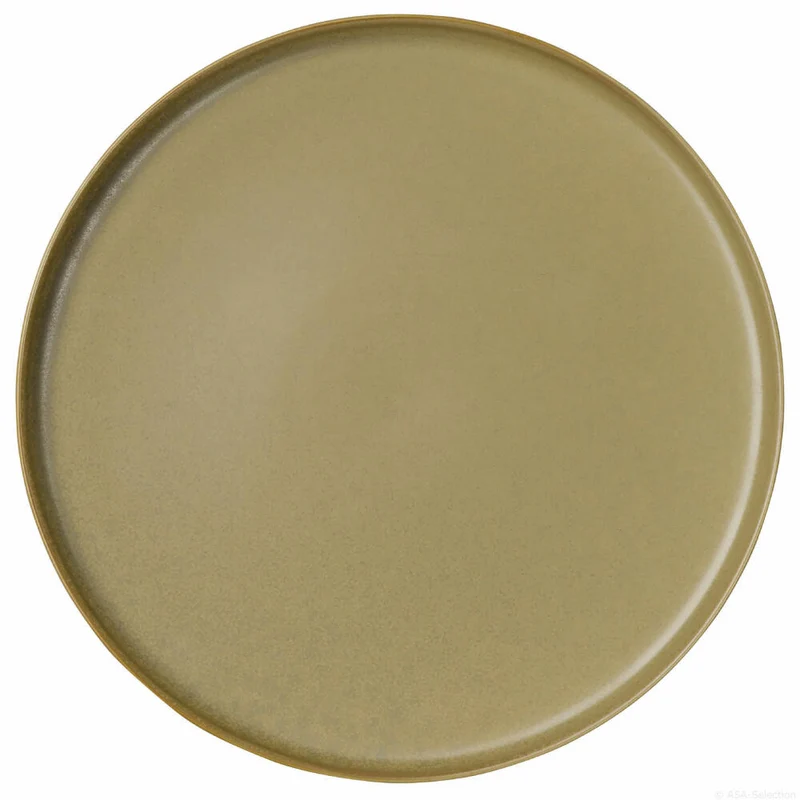 ASA Selection coppa miso Dessertteller, Dessert Teller, Kuchenteller, Steinzeug, Gelb, Ø 21 cm, 19140194