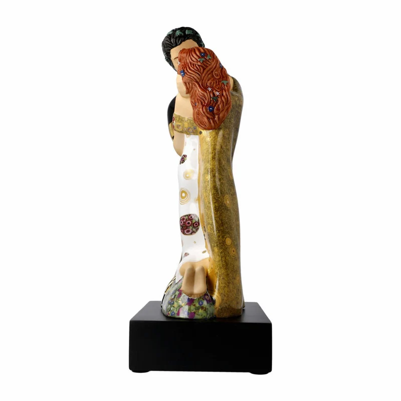 Goebel Figur Gustav Klimt - Der Kuss, Artis Orbis, Dekofigur, Porzellan, Bunt, 33 cm, 66488941