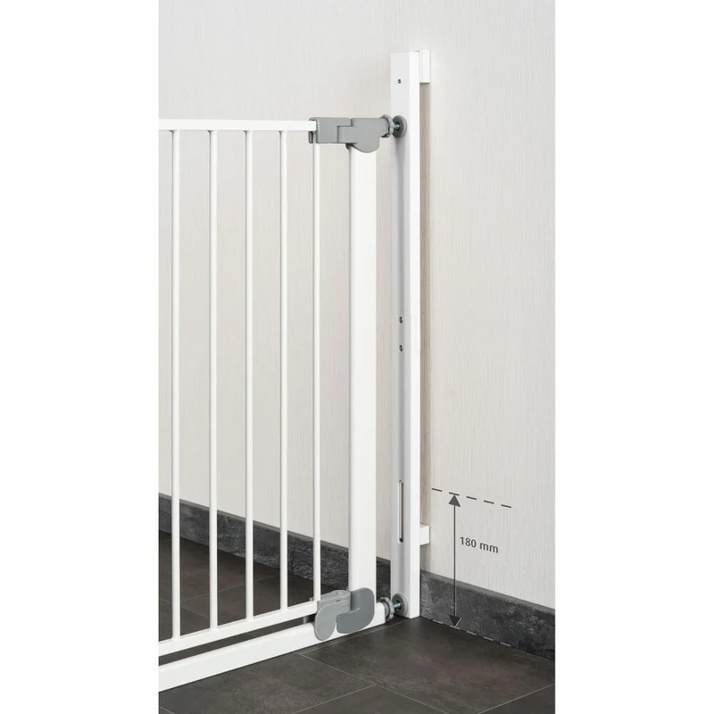 reer WallFlex Bodenleistenset, Befestigungsleisten für Schutzgitter, Kindersicherung, Kinder Sicherung, 46060