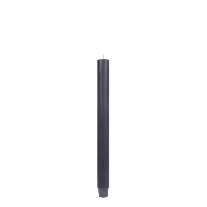 Gift Company Stabkerze, Tafelkerze, Leuchterkerze, Stab Kerze, Paraffin, Grafit, L 29 cm, 1025804019
