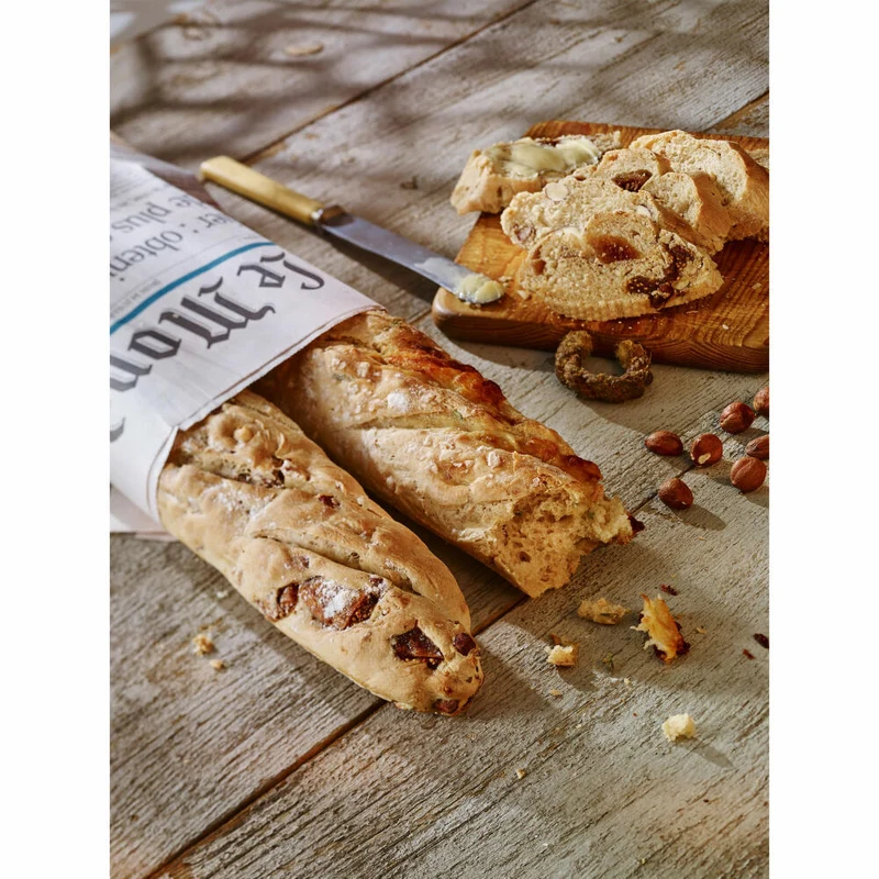 Birkmann Easy Baking Baguette-Blech, Baguette Blech, Backblech, Backzubehör, Karbonstahl, 38.5 x 28 cm, 881181