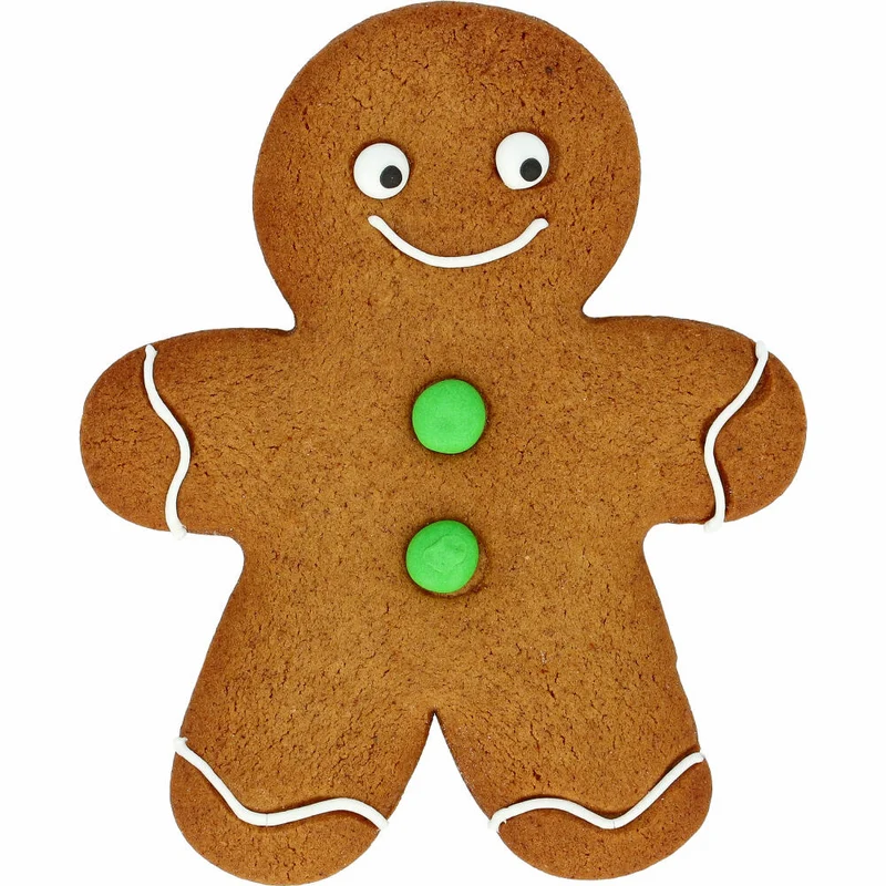Birkmann Ausstechform Gingerman, mit Innenprägung, Ausstecher, Plätzchenform, Keks, Plätzchen, Edelstahl, 12 cm, 194144