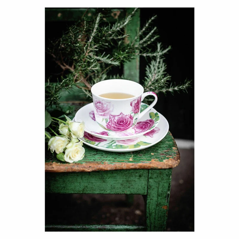 Maxwell & Williams Becher Nelke - Katherine Castle Floriade, Tasse, Kaffeetasse, Bone China, Bunt, 350 ml, JY0040