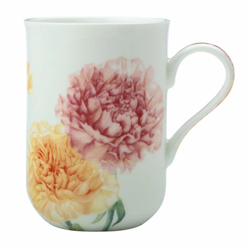 Maxwell & Williams Becher Nelke - Katherine Castle Floriade, Tasse, Kaffeetasse, Bone China, Bunt, 350 ml, JY0040