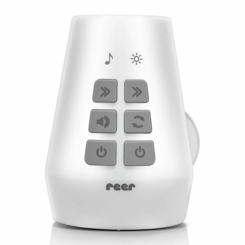 reer DreamBeam Motivprojektor, mit Einschlafliedern, Motiv Projektor, Kinder, Weiß, 52110