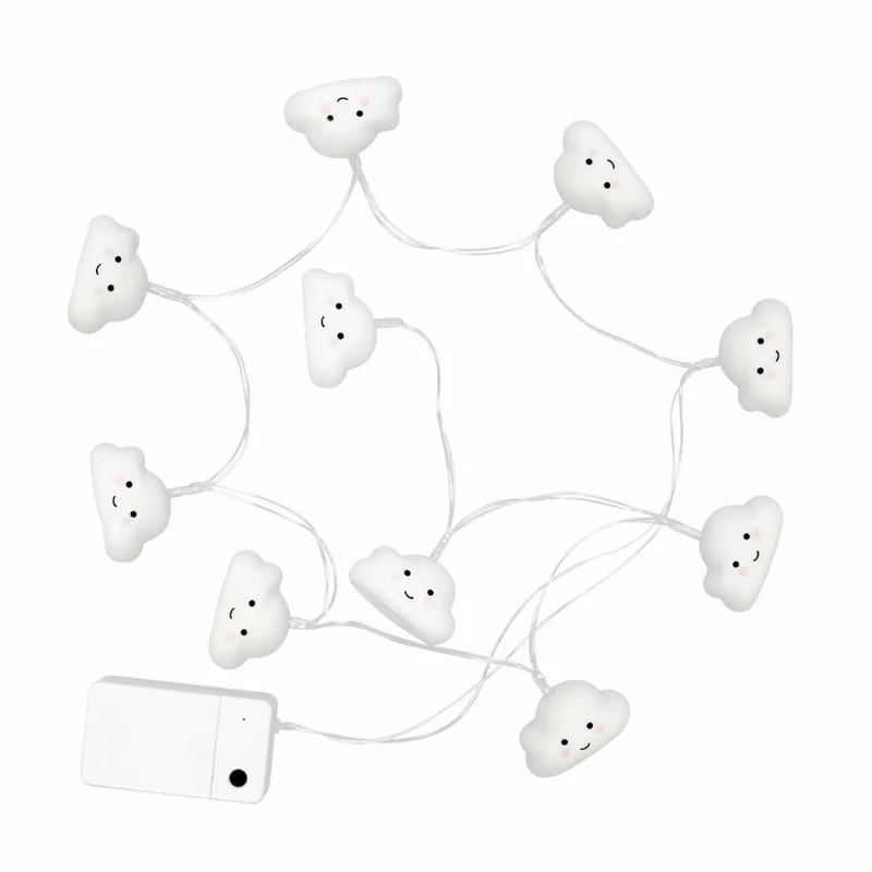 reer lumilu String Light Wolke, Nachtlicht, Lichterkette, Schlummerlicht, LED, mit Timer, 52180