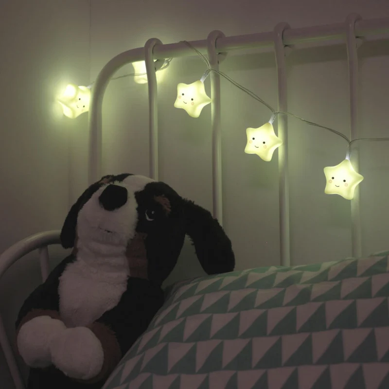 reer lumilu String Light Stern, Nachtlicht, Lichterkette, Schlummerlicht, LED, mit Timer, 52195