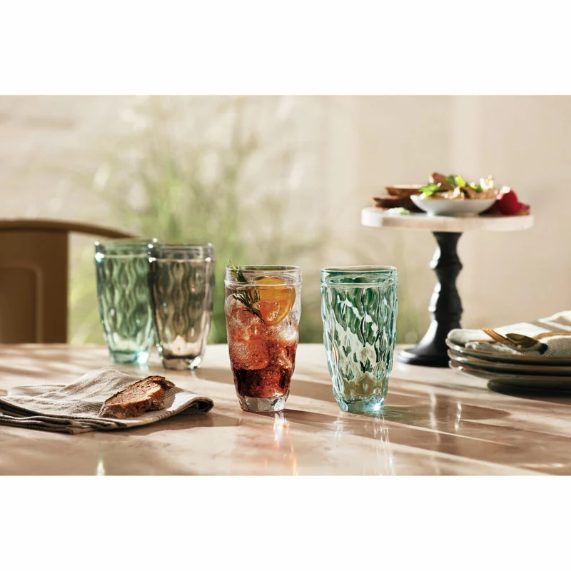 Leonardo Trinkglas Brindisi, Wasserglas, Becherglas, Kalk-Natron Glas, grün, 370 ml, 021610