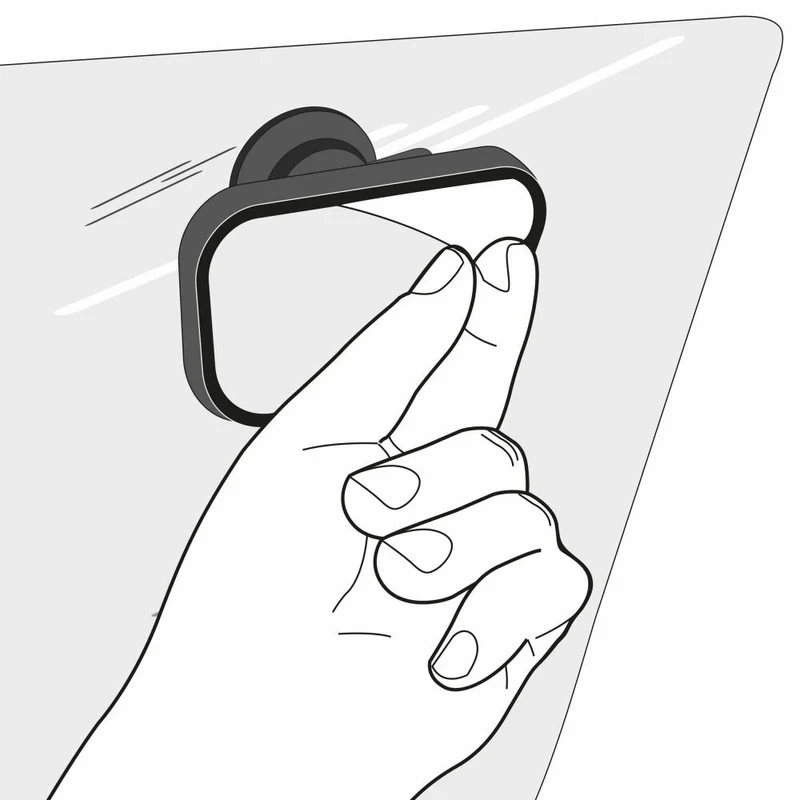 reer ParentsView Auto-Sicherheitsspiegel, Baby-Rücksitzspiegel, Autospiegel, Rückspiegel, Rücksitzspiegel, 86021