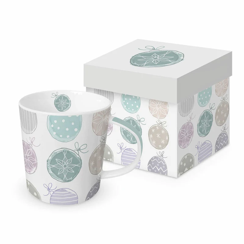 PPD Nordic Ornaments Trend Mug, in Geschenkbox, Tasse, Teetasse, Kaffee Becher, 350 ml, 604592