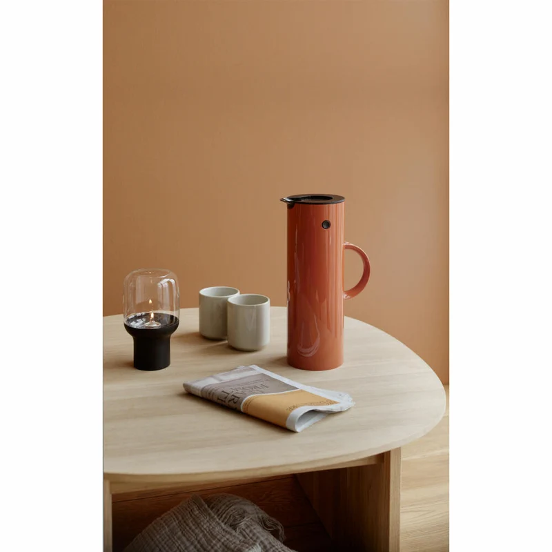 Stelton Windlicht Hoop Black, Teelichthalter, Dekolicht, Stahl, Glas, Schwarz, 17 cm, 618