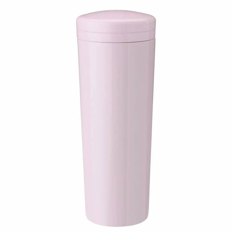 Stelton Isolierflasche Carrie Soft Rose, Trinkflasche, Edelstahl, Kunststoff, Rosa, 500 ml, 360-2