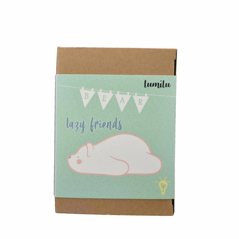reer lumilu Lazy Friends Bär, Nachtlicht, Schlummerlicht, Beruhigungslicht, LED, mit Timer, 52230