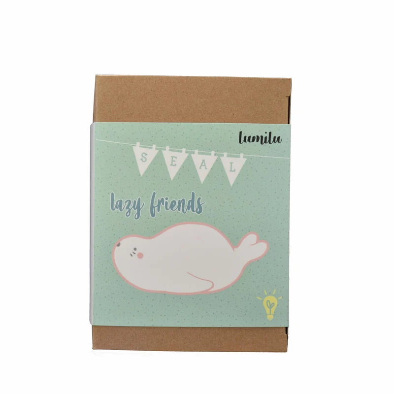 reer lumilu Lazy Friends Seehund, Nachtlicht, Schlummerlicht, Beruhigungslicht, LED, mit Timer, 52240