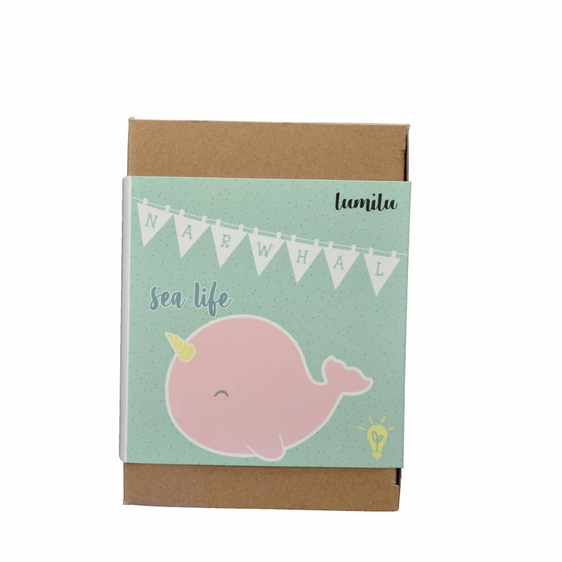 reer lumilu Sea Life Narwal, Nachtlicht, Schlummerlicht, Beruhigungslicht, LED, Timer, 52284