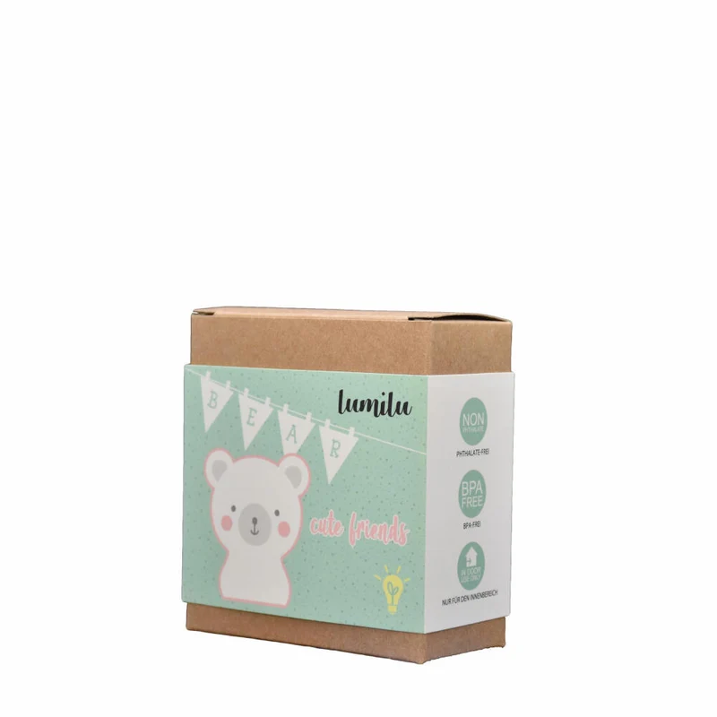 reer lumilu Cute Friends Bär, Nachtlicht, Schlummerlicht, Beruhigungslicht, LED, Timer, 52310