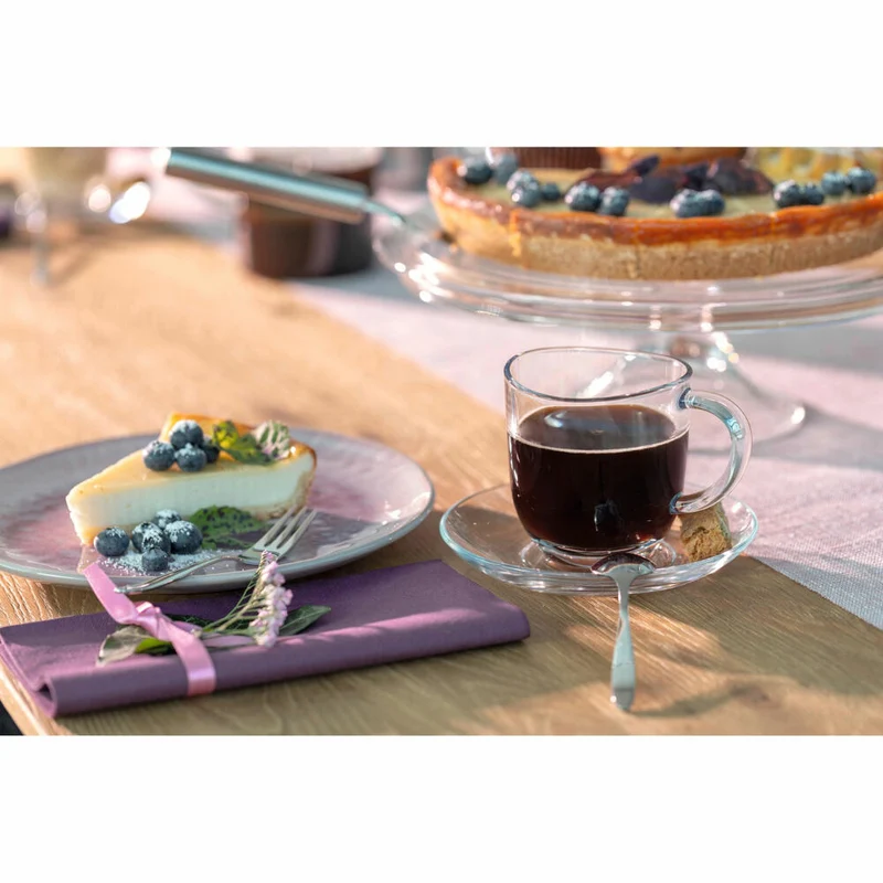 Leonardo Tasse Napoli, Glastasse, Becher, Kaffeetasse, Kalk-Natron Glas, klar, 280 ml, 024202