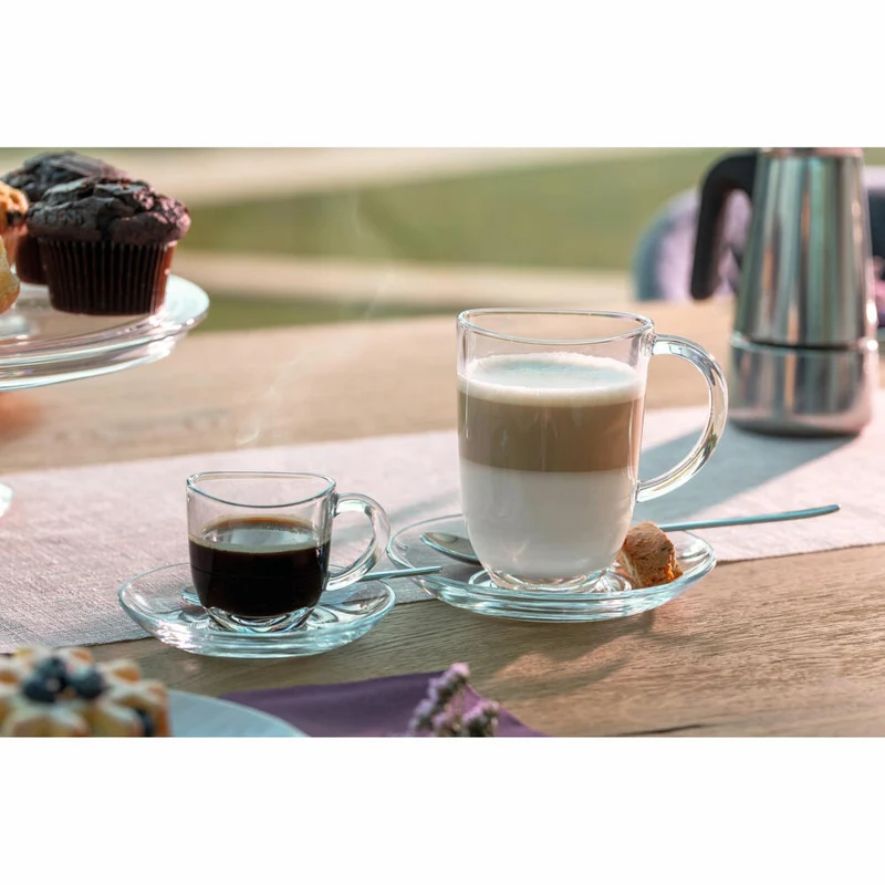 Leonardo Untertasse Napoli, Untersetzer, Untere, Kalk-Natron Glas, klar, 11.3 cm, 024205