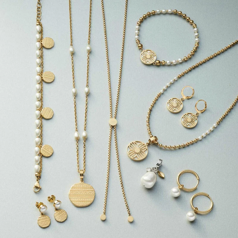 Leonardo Jewels Halskette 90 gold Liv Clip & Mix, Kette, Halsschmuck, Edelstahl IP gold, gold, 021588