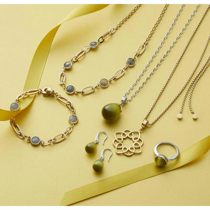 Leonardo Jewels Halskette 90 gold Liv Clip & Mix, Kette, Halsschmuck, Edelstahl IP gold, gold, 021588