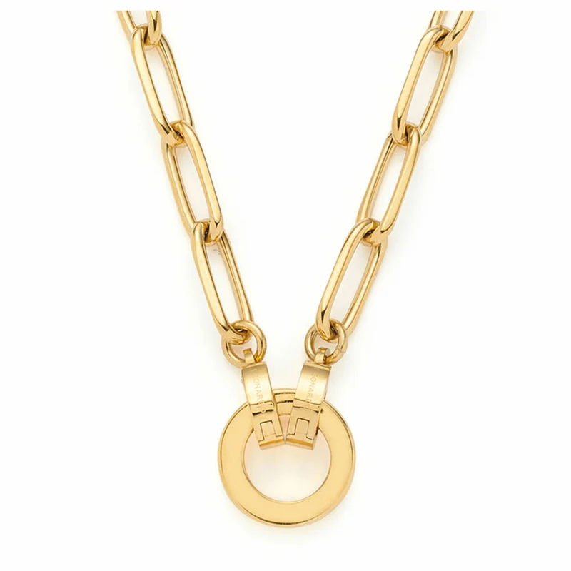 Leonardo Jewels Halskette 45 gold Estrella Clip & Mix, Kette, Halsschmuck, Edelstahl IP gold, gold, 021614