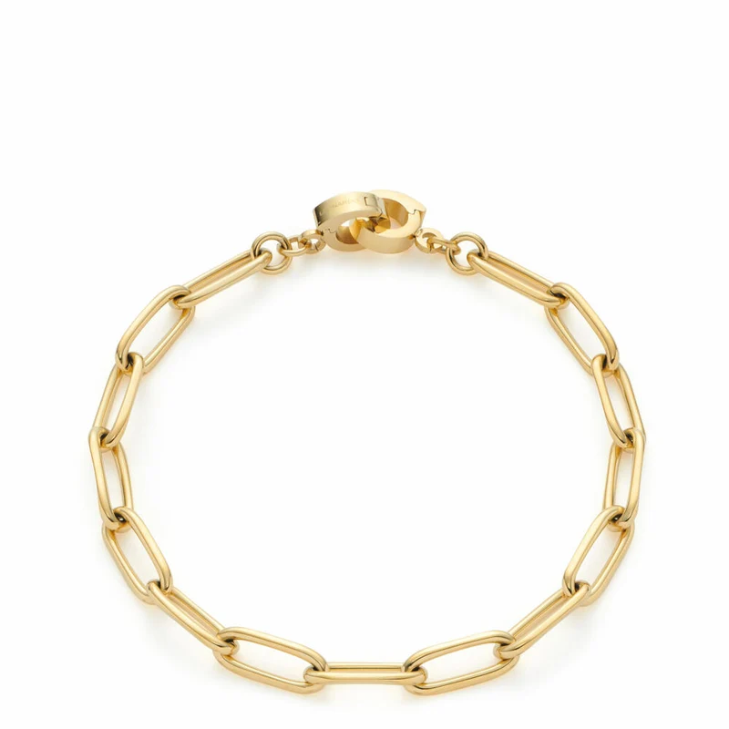 Leonardo Jewels Armband gold Estrella Clip & Mix, Armreif, Armschmuck, Edelstahl IP gold, gold, 021615