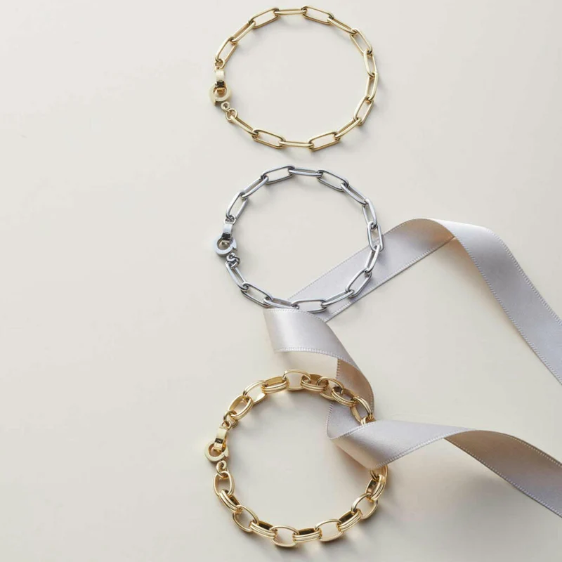 Leonardo Jewels Armband gold Estrella Clip & Mix, Armreif, Armschmuck, Edelstahl IP gold, gold, 021615