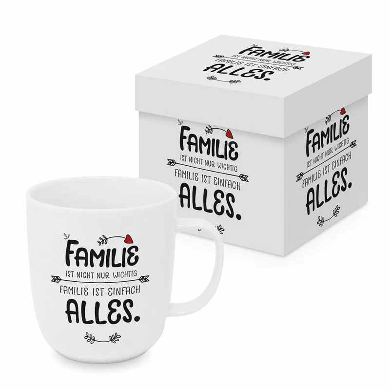 PPD Familie Matte Mug, in Geschenkbox, Tasse, Teetasse, Kaffee Becher, 400 ml, 604482