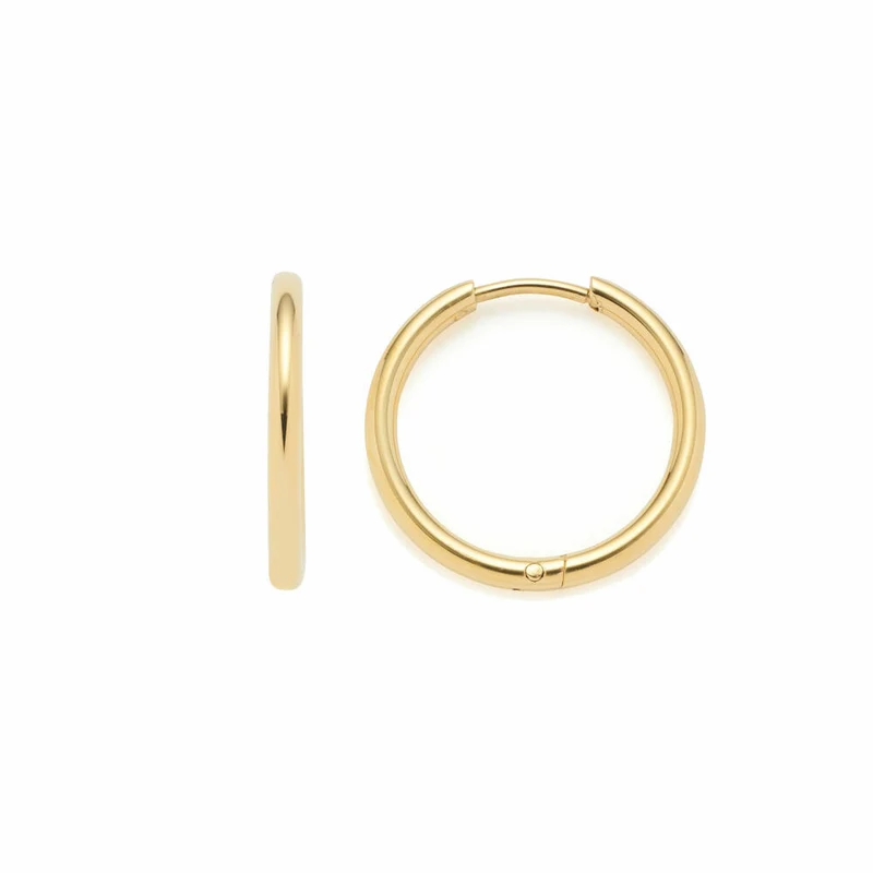 Leonardo Jewels Kreole gold Alida Beautys, Creole, Ohrringe, Ohrschmuck, Edelstahl IP gold, gold, 021623