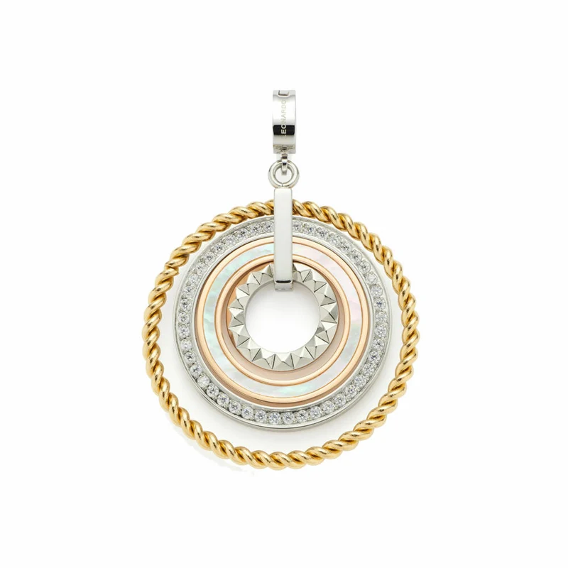 Leonardo Jewels Anhänger Geometria Clip & Mix, Kettenanhänger, Modeschmuck, Edelstahl, mehrfarbig, 021639