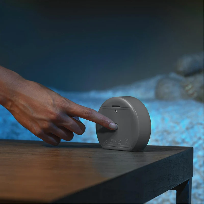reer MyBabyLight Hase, Beruhigungslicht, Nachtlicht, Schlummerlicht, Pazifikblau, 52371