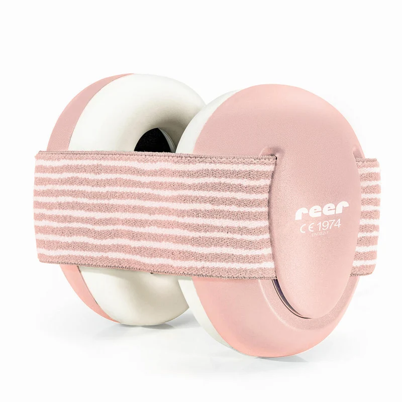 reer SilentGuard Baby Kapselgehörschutz, Gehörschutz, Ohrenschutz, Lärmschutz, Rosa, 53074