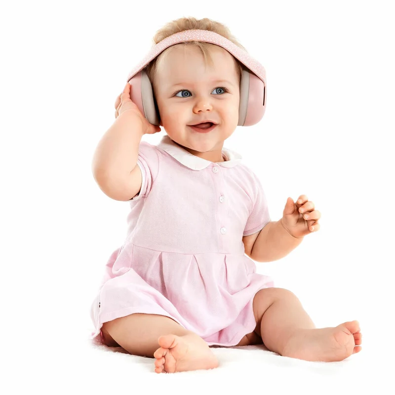 reer SilentGuard Baby Kapselgehörschutz, Gehörschutz, Ohrenschutz, Lärmschutz, Rosa, 53074