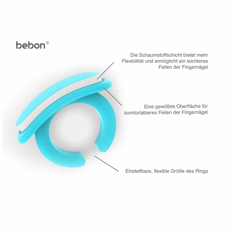 reer bebon Nagelpflege-Set, 19-tlg., Einweg-Nagelfeilen, Nagelfeile, Nagel Feile, Pflege, Baby, BEB2002