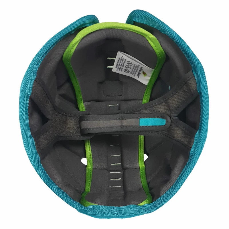 reer SafeHeadBaby Babyhelm Eule, Kopfschutz, Baby Helm, Schutzhelm, Schutzhut, Blau, SHB002
