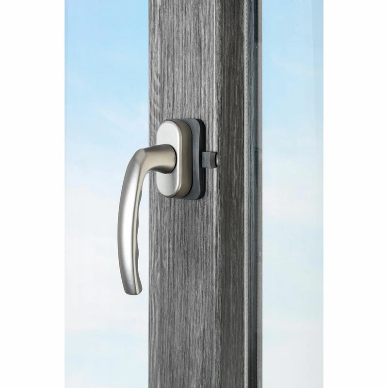 reer WinLock Fenster- und Balkontürsicherung, Fenstersicherung, Kinder Sicherung, Klemmschutz, Anthrazit, 70021